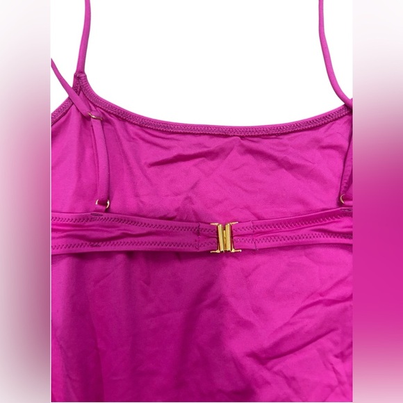 New! MONICA HANSEN Money Maker Spaghetti Strap One-Piece Swimsuit Size Small - Picture 8 of 10